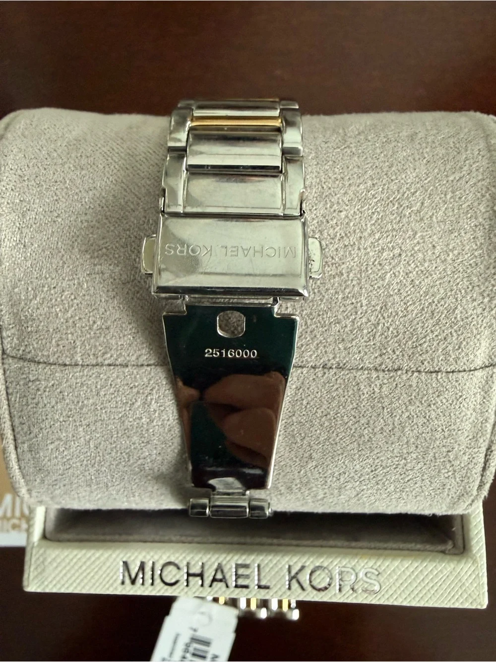 Michael Kors Women's Two-Tone Gold and Silver Chronograph Watch